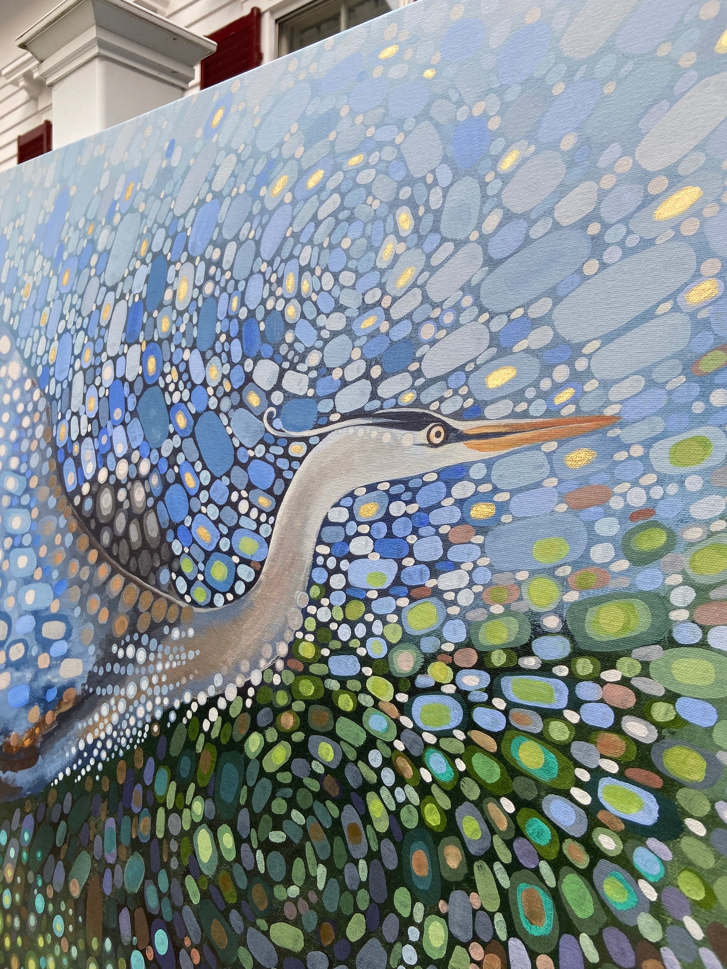 “Departure”: Great Blue Heron