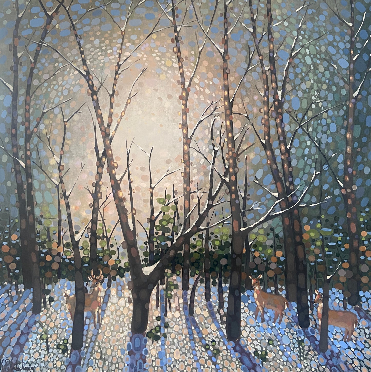 Catching the Light - Original 36"x36" Painting