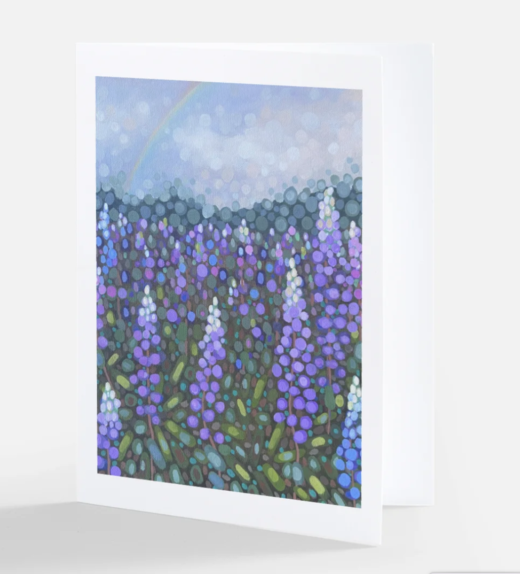 "Lupine Crescendo" Note Cards