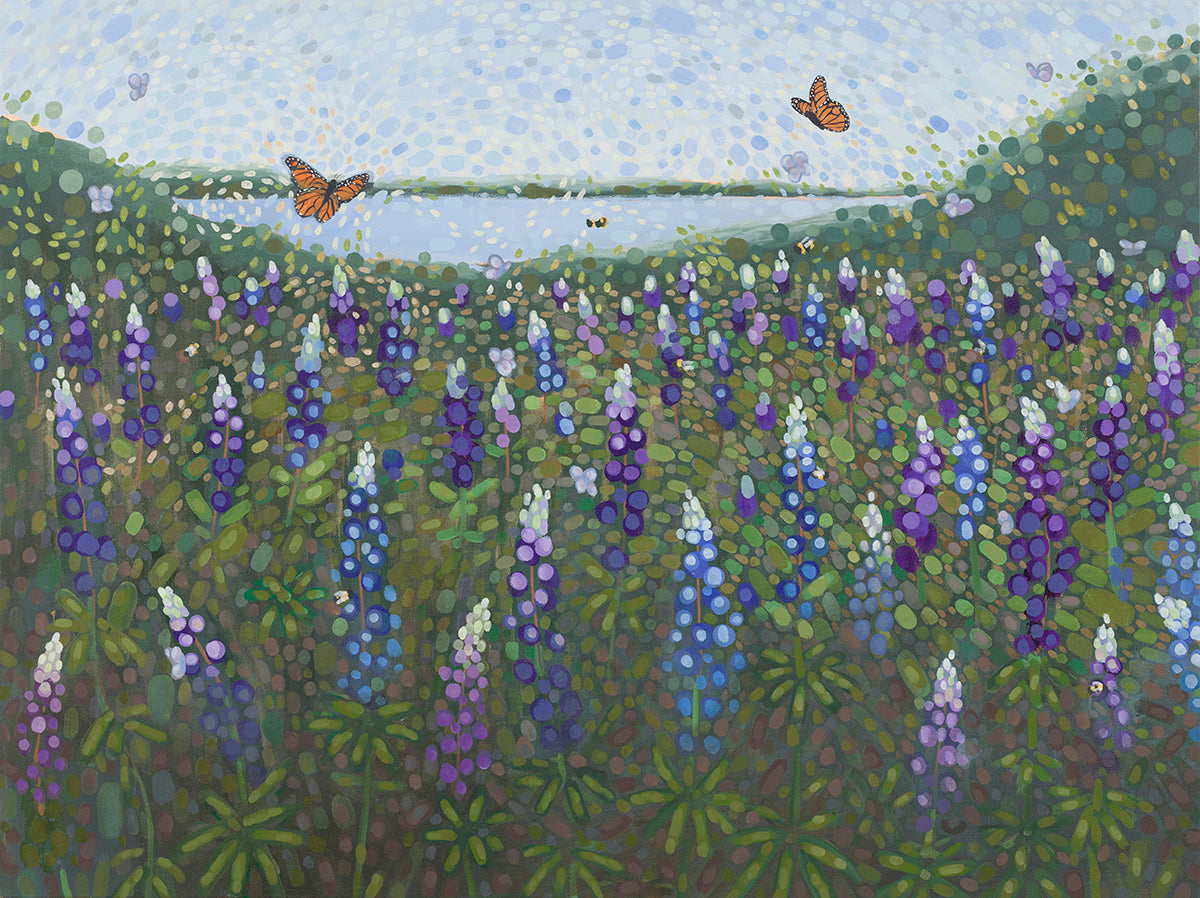 Coastal Meadow - original painting