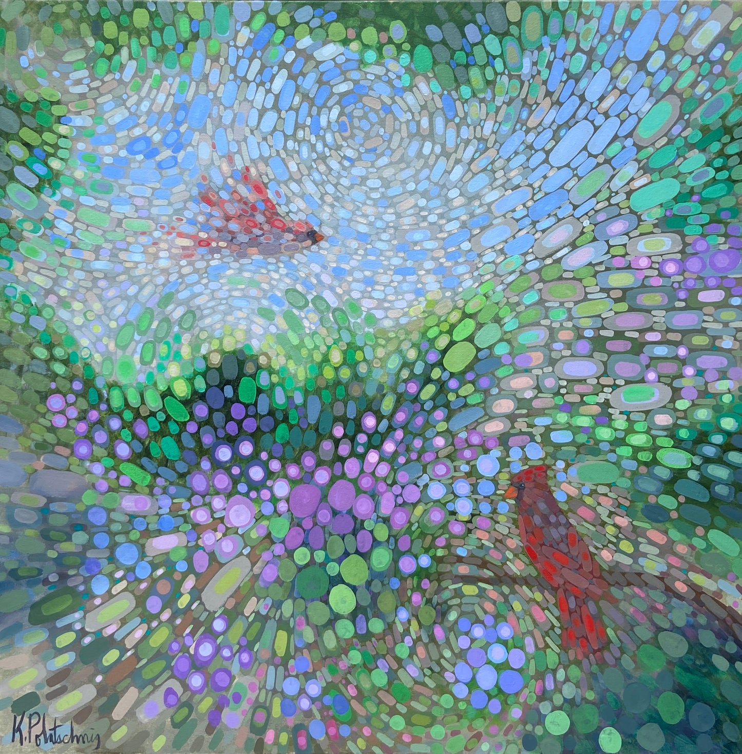 Cardinals- “Blossoming Winds”