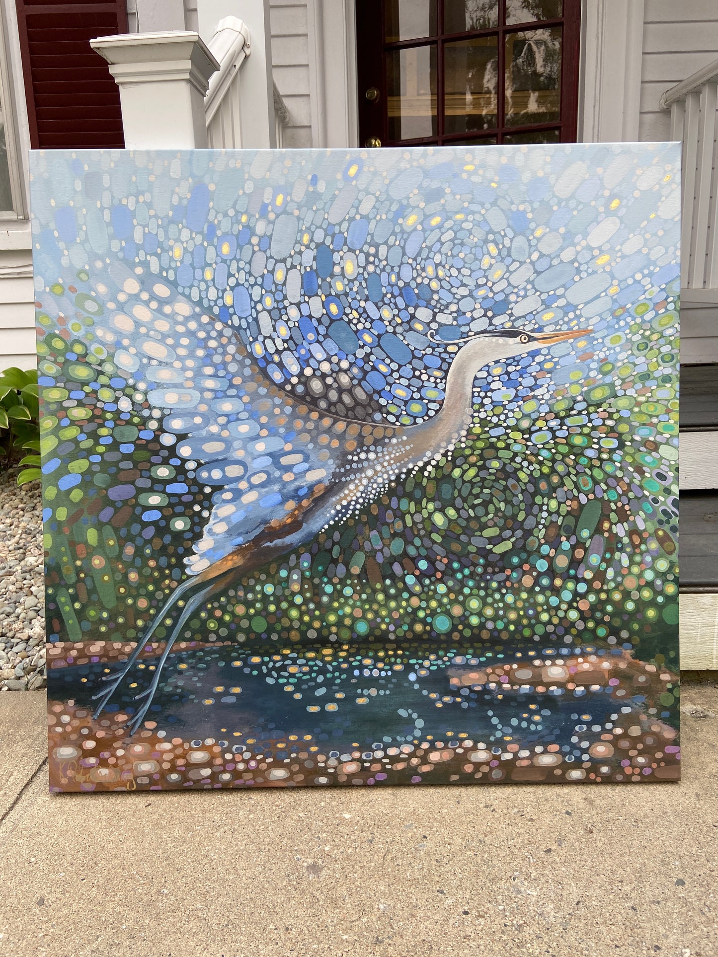 “Departure”: Great Blue Heron