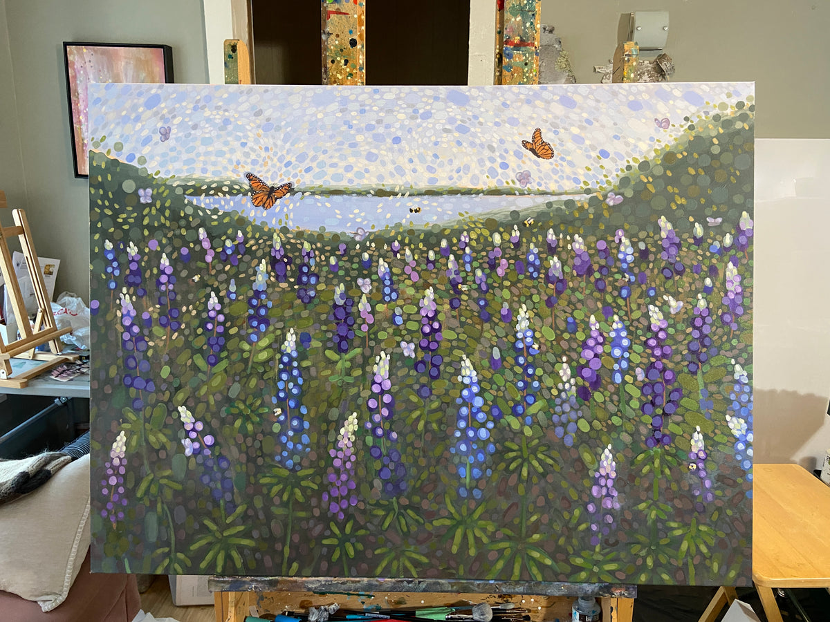 Coastal Meadow - original painting