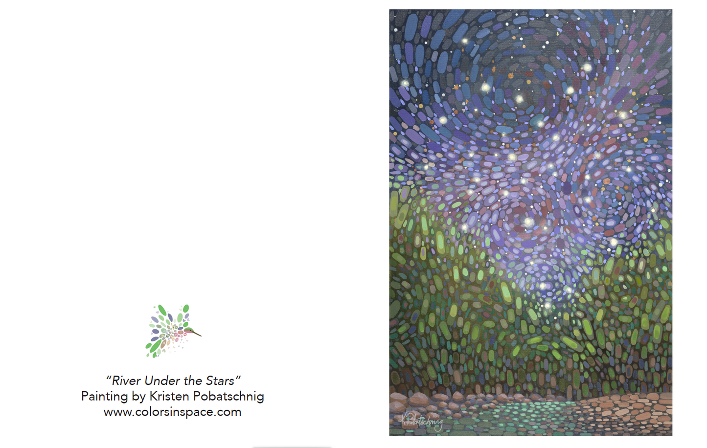 "River Under the Stars" Note Cards