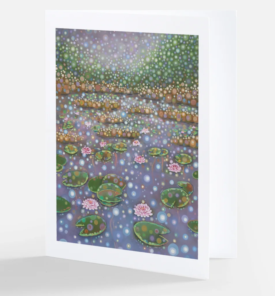 "Cosmic Water Lilies" Note Cards