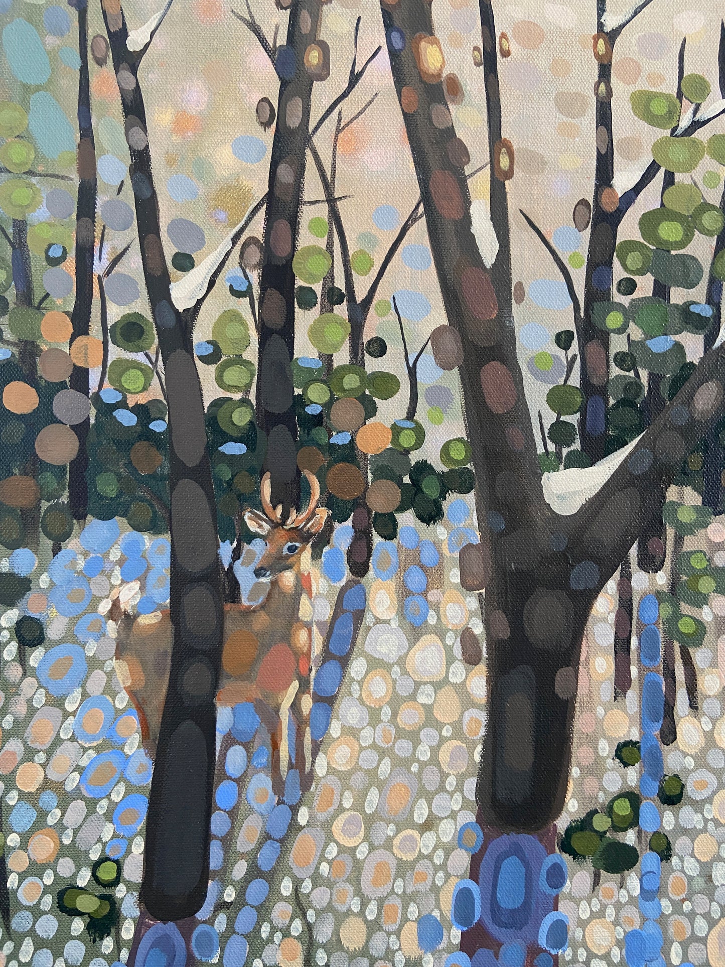 Catching the Light - Original 36"x36" Painting