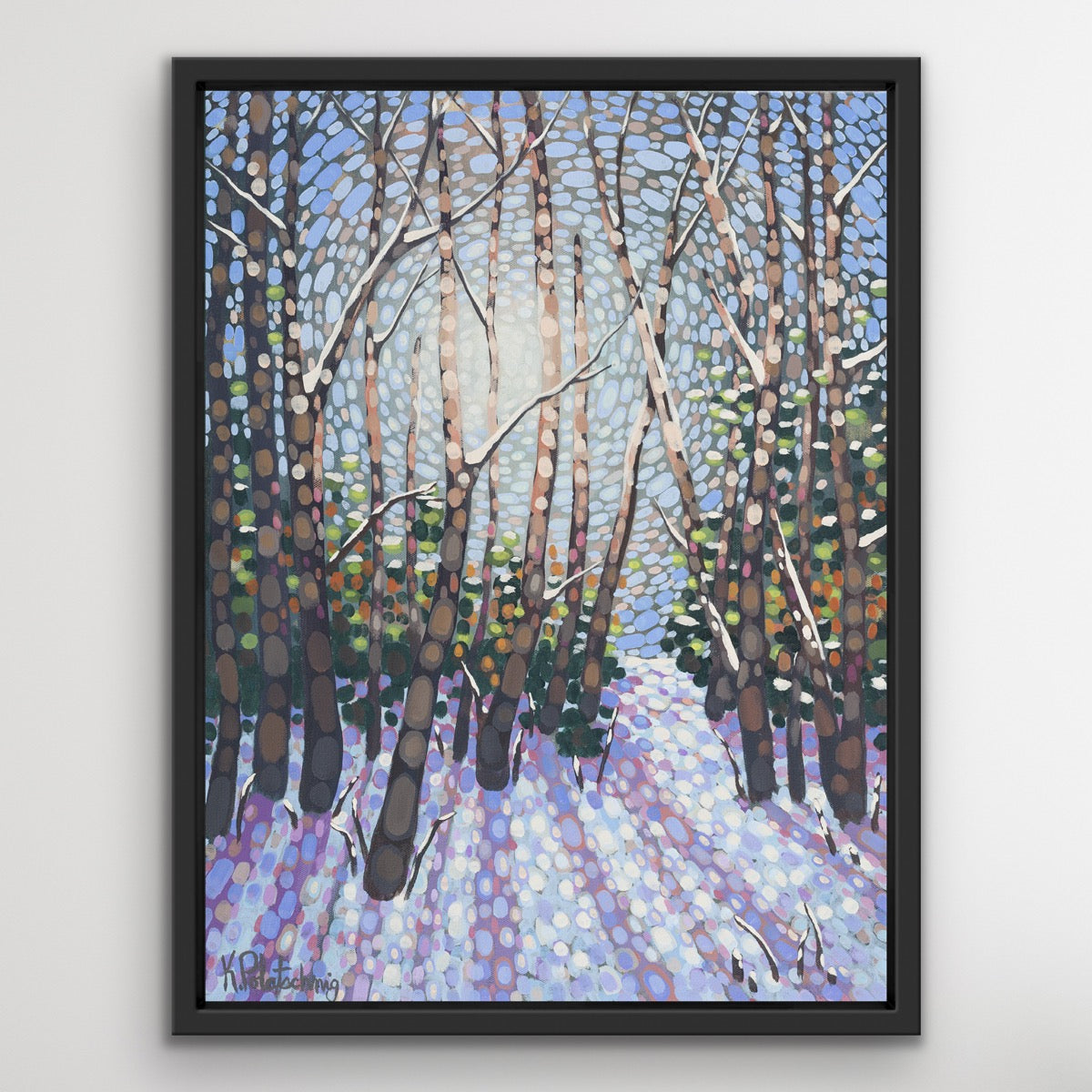 “Chasing the Winter Sun” Canvas Print
