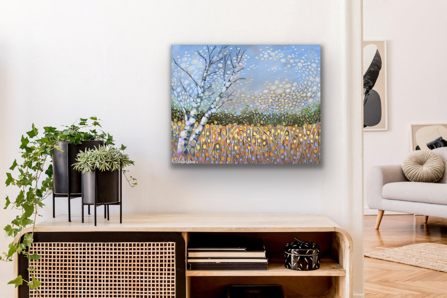 Clouds over the Marsh - Canvas Print