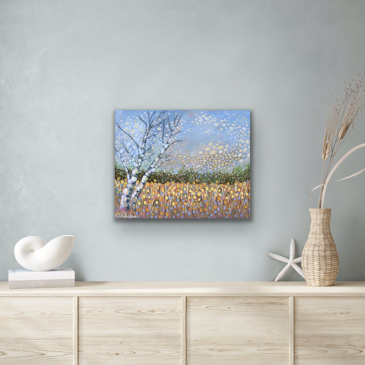 Clouds over the Marsh - Canvas Print