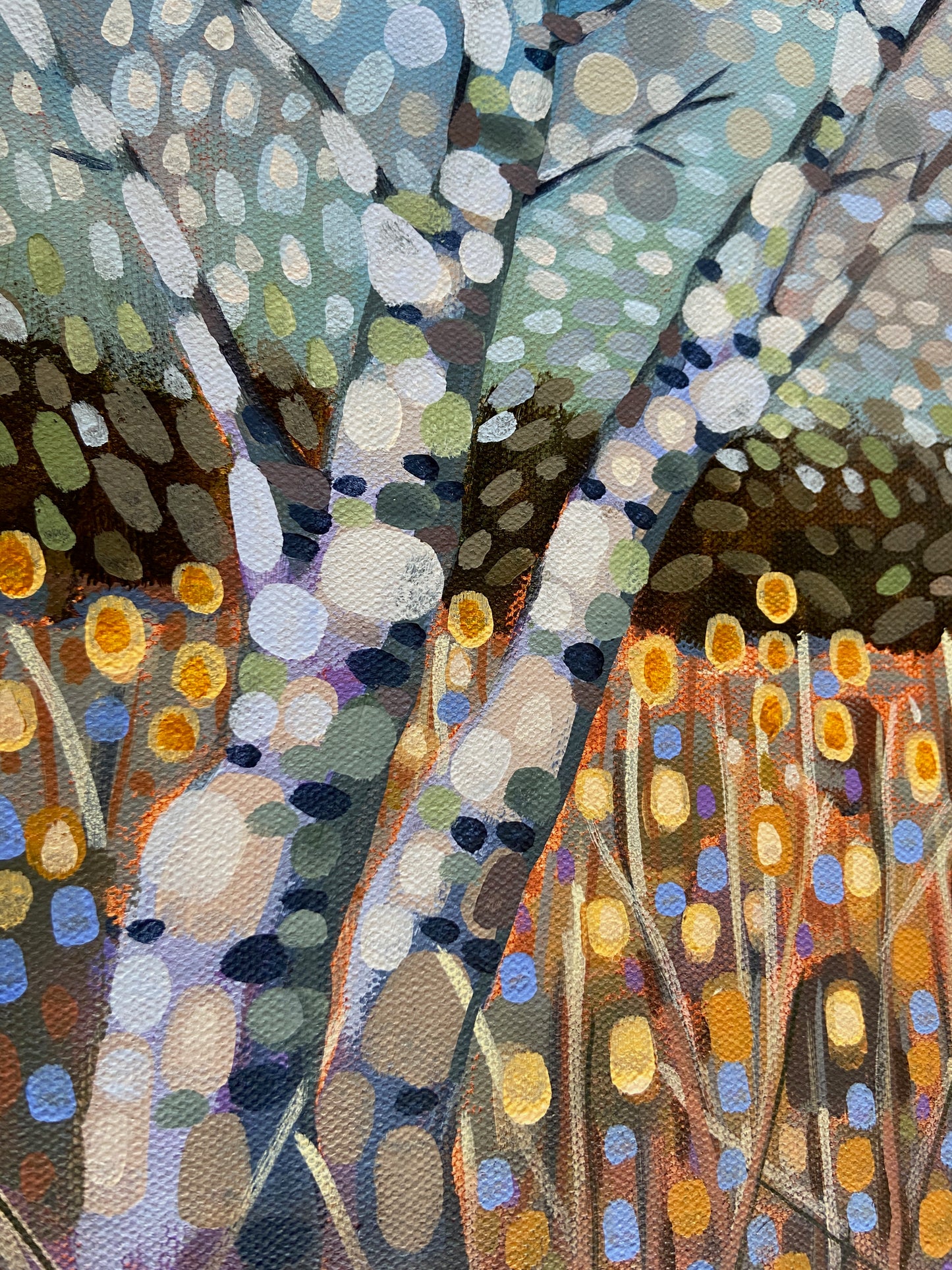 Clouds Over the Marsh Original Painting 20"x16"