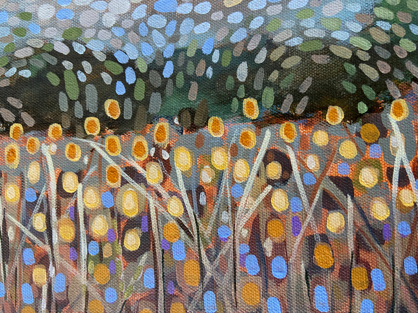 Clouds Over the Marsh Original Painting 20"x16"