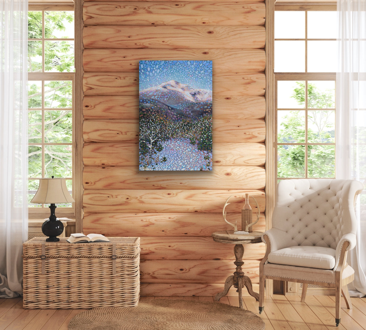 Moving Mountains: Valley Vision Canvas Print