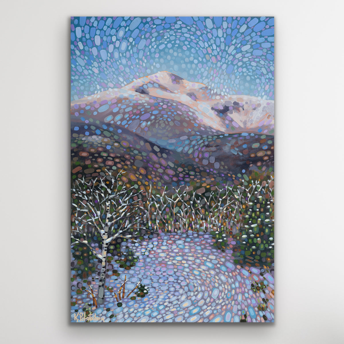 Moving Mountains: Valley Vision Canvas Print
