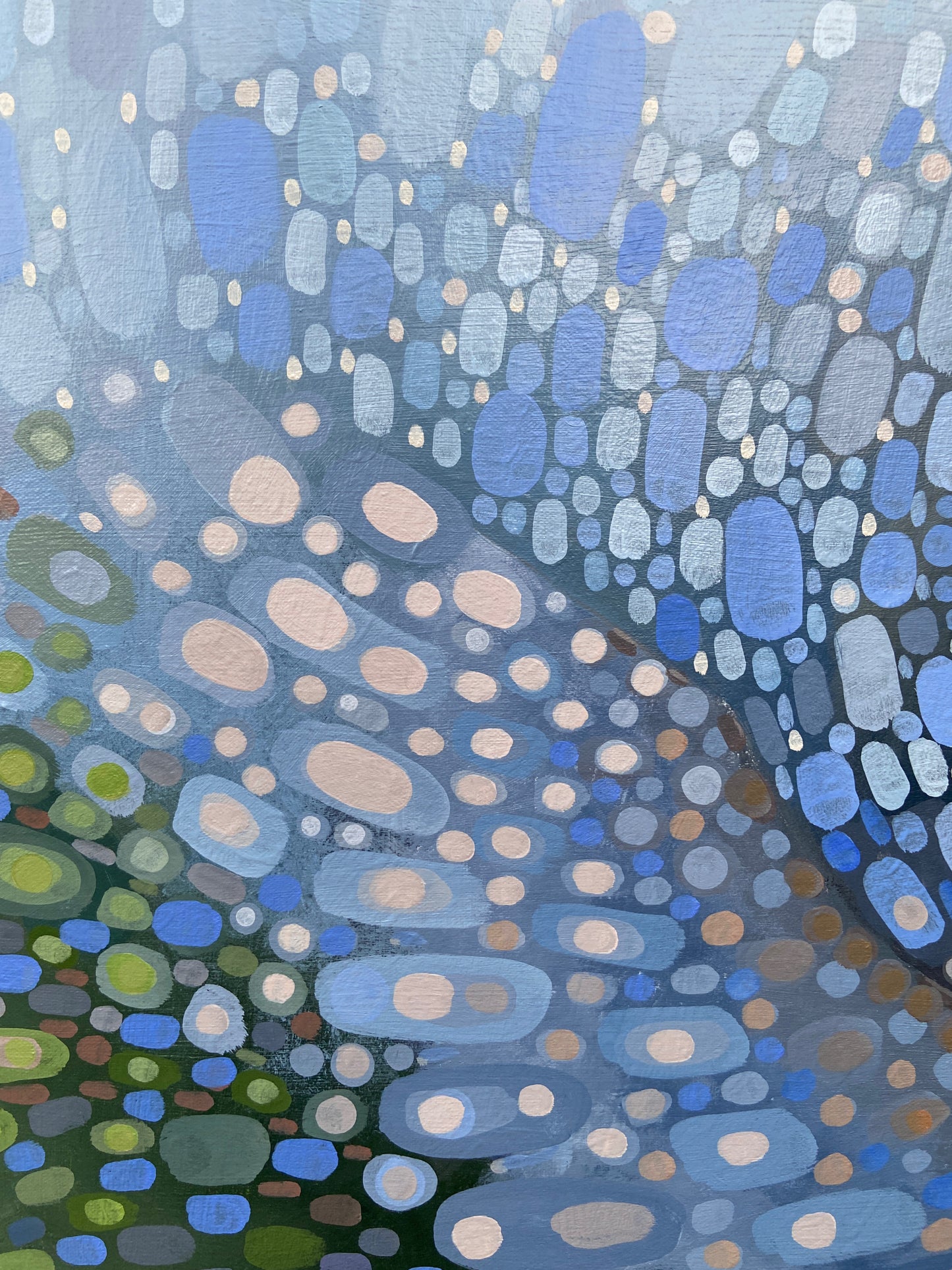 "Departure" Great Blue Heron Original Painting