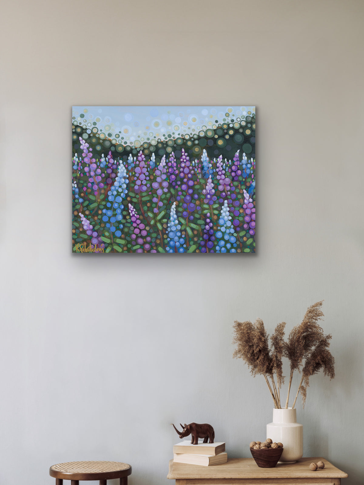Lupines - Canvas Print
