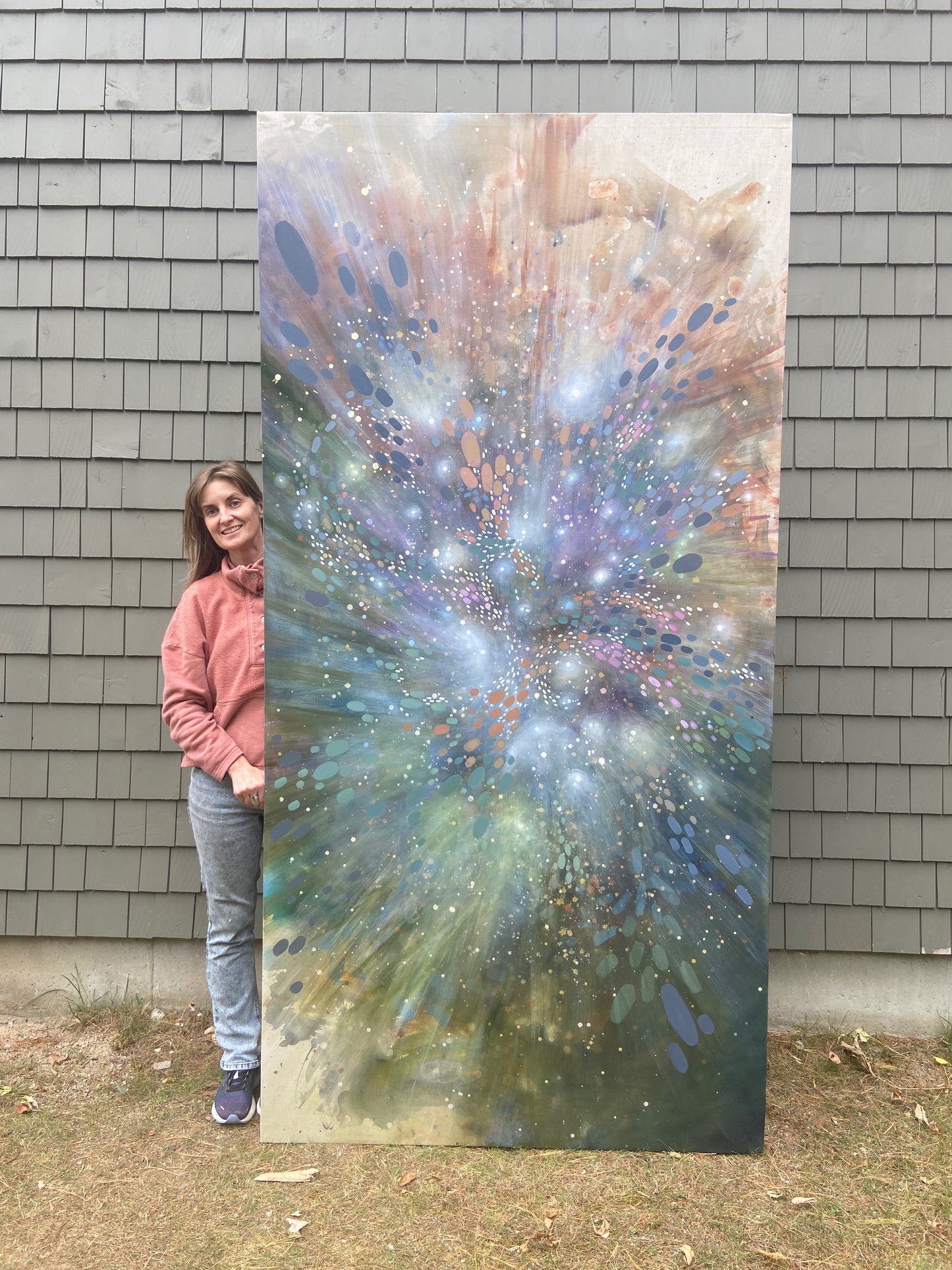 Cosmic Convergence - Original Oversized Painting