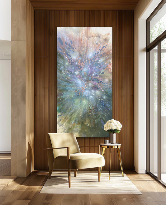 Cosmic Convergence - Original Oversized Painting