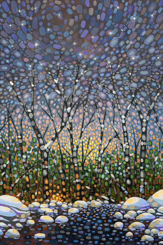 Winter: Hope Lights the Way Canvas Print