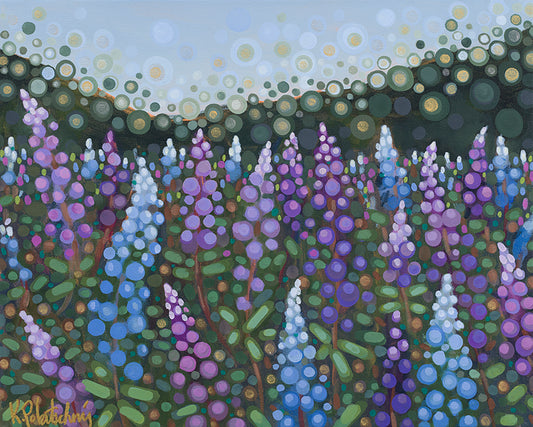 Lupines - Canvas Print