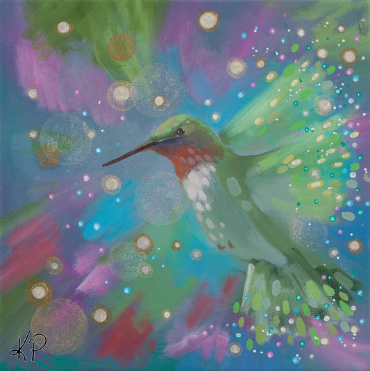Hummingbird in Flight 13: Pivot to Joy