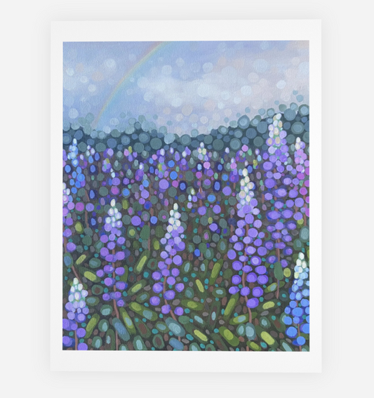 "Lupine Crescendo" Note Cards